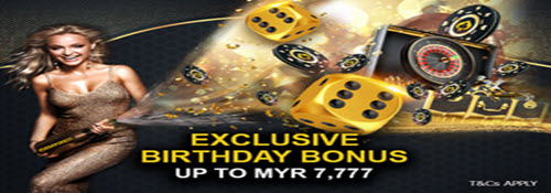 Empire777 birthday bonus